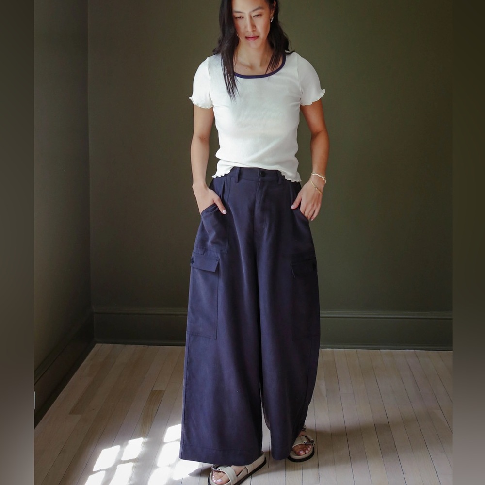 Sister Katie Jen Cargo Pants in Dark Navy